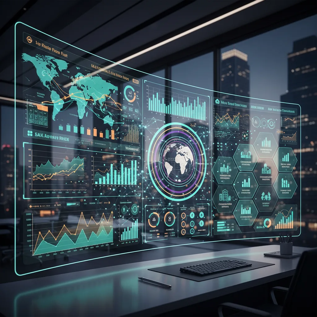 AI analyzing real estate data for smart investment decisions.