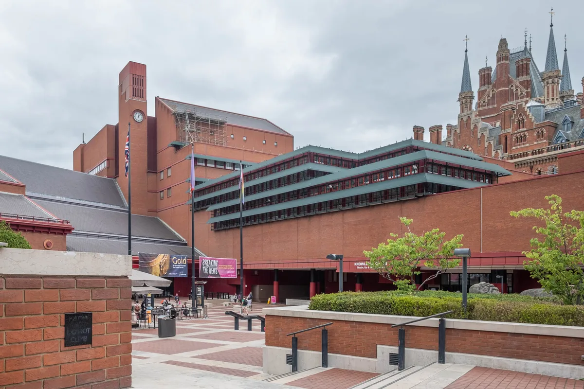 The British Library, one of the world's largest libraries, houses an immense collection of historica