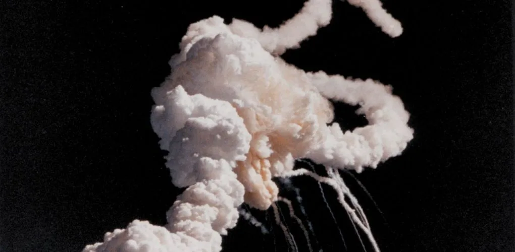 The Space Shuttle Challenger disintegrated 73 seconds after launch on January 28, 1986, killing all 