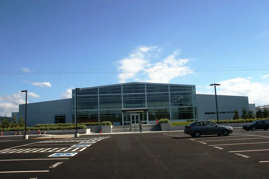 The Social Security Administration (SSA) headquarters in Baltimore, Maryland, is where the agency ca
