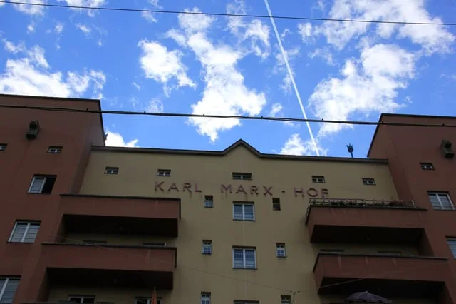 Karl-Marx-Hof, one of Vienna's most iconic public housing estates, exemplifies the city's commitment