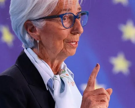 Christine Lagarde, President of the European Central Bank, has warned about the "risk of fragmentati