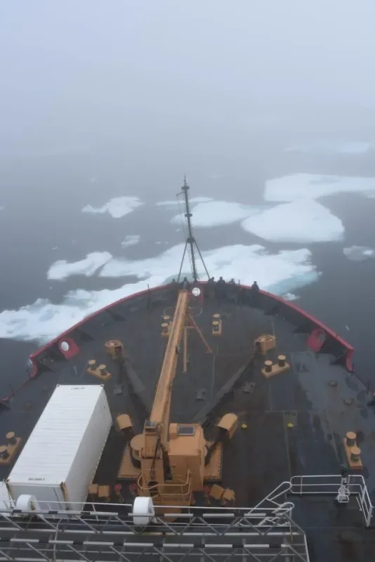 The Northern Sea Route, a shipping lane through the Arctic Ocean, is becoming increasingly navigable