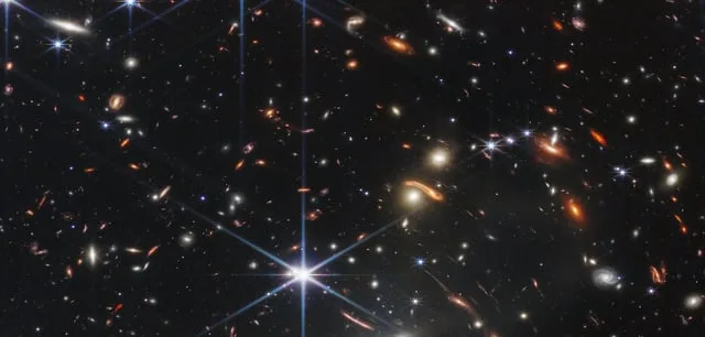 The SMACS 0723 galaxy cluster, captured by the James Webb Space Telescope, is a stunning example of 