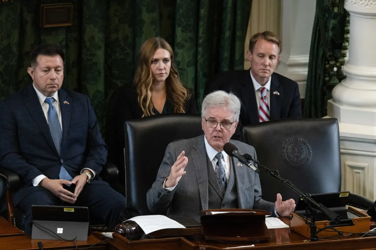 Lieutenant Governor Dan Patrick presided over the impeachment trial of Attorney General Ken Paxton i