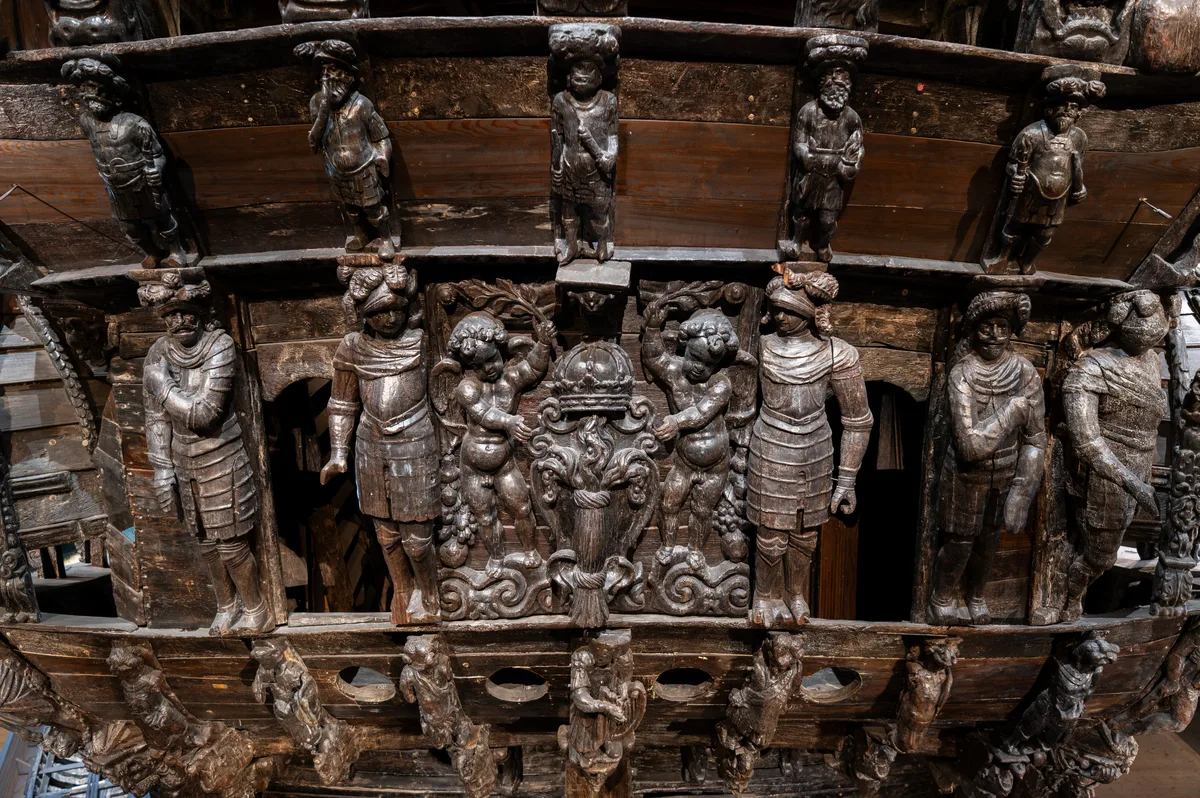 The Vasa Museum in Stockholm is a purpose-built museum housing the remarkably preserved 17th-century