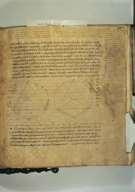 Euclid's Elements, written around 300 BCE, laid the foundation for axiomatic geometry and served as 