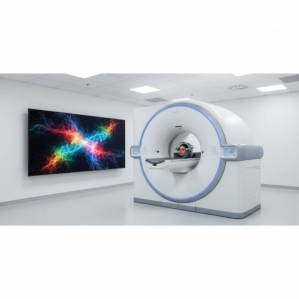 Modern fMRI scan revealing brain activity.